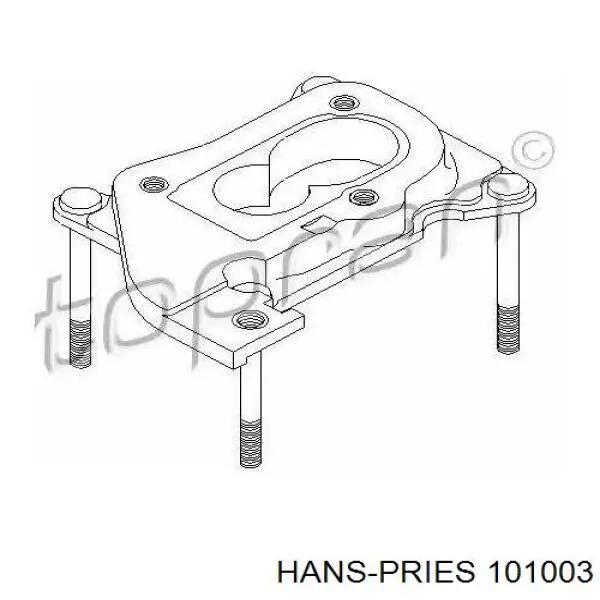 Brida de carburador 101003 Hans Pries (Topran)