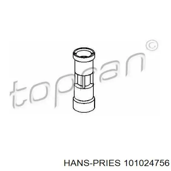 101 024 756 Hans Pries (Topran) embudo, varilla del aceite, motor