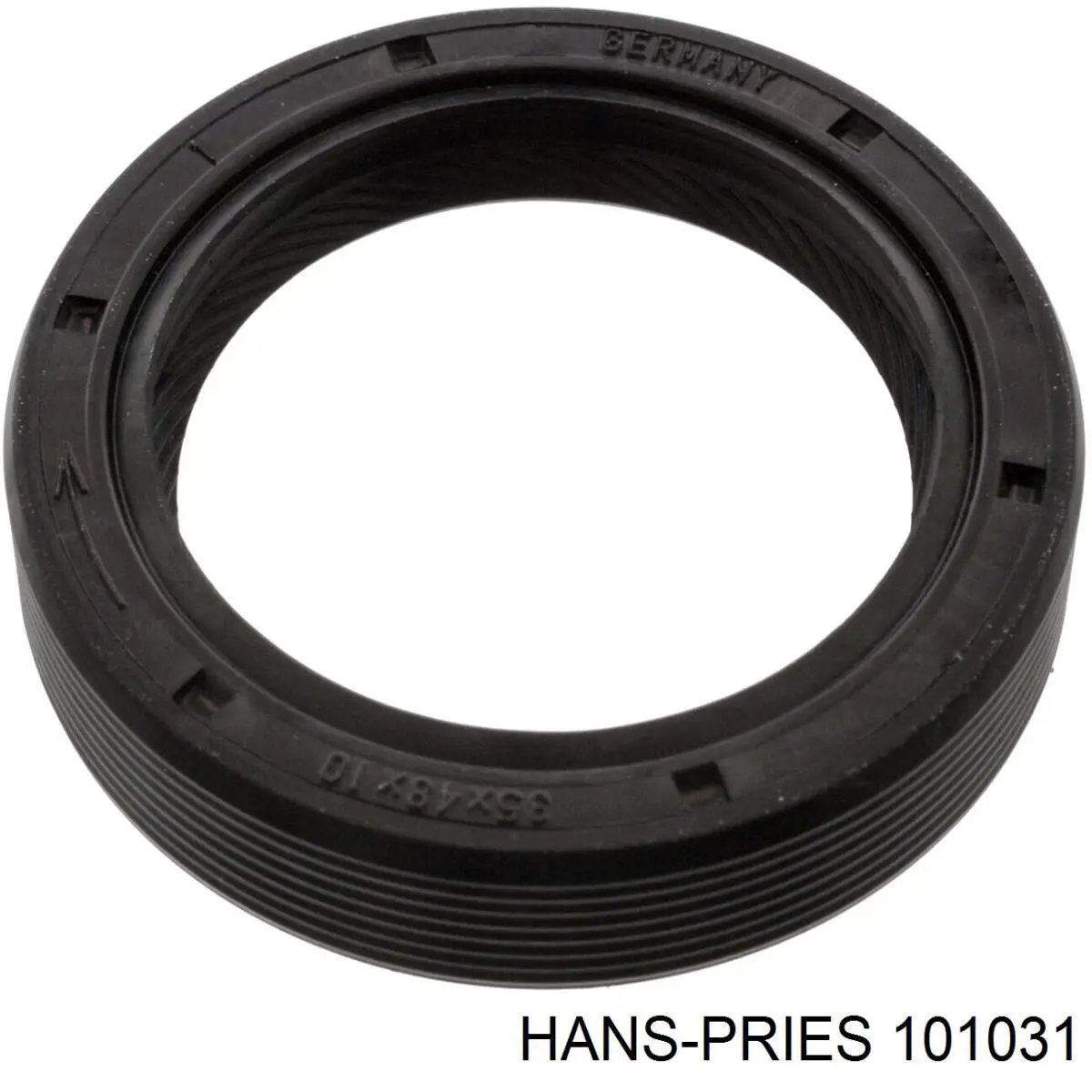 101031 Hans Pries (Topran) anillo retén, cigüeñal frontal