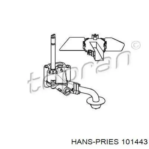 101443 Hans Pries (Topran) bomba de aceite