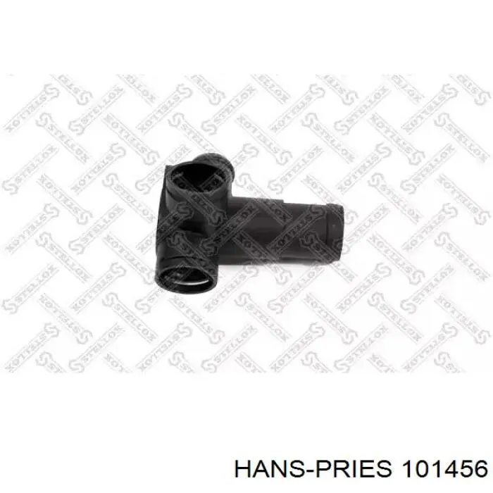 Brida del sistema de refrigeración (triple unión) 101456 Hans Pries (Topran)
