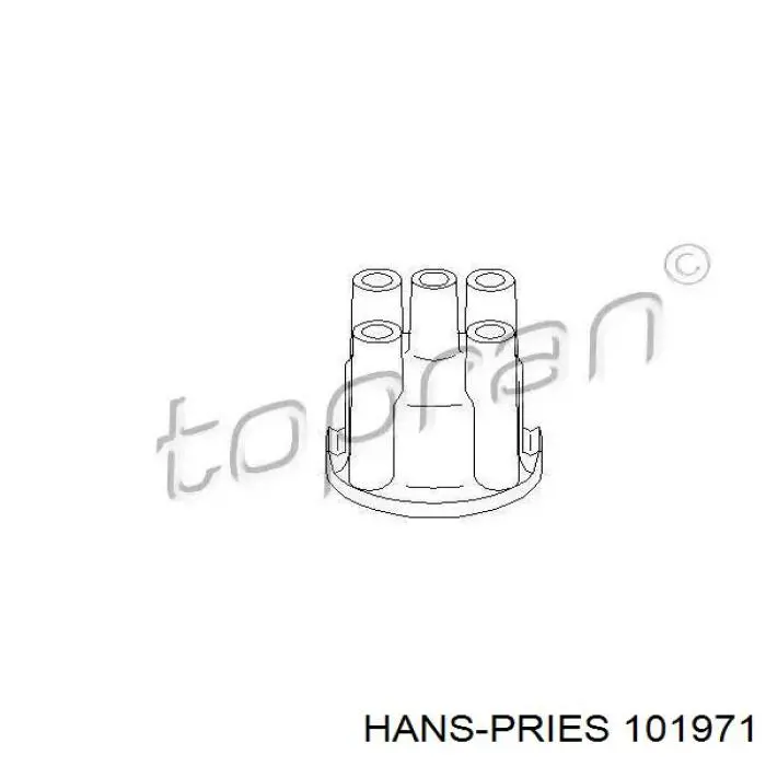 Tapa de distribuidor de encendido Hans Pries (Topran) 101971 precio, desde 9,09 EUR