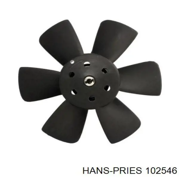 102 546 Hans Pries (Topran) ventilador (rodete +motor refrigeración del motor con electromotor completo)