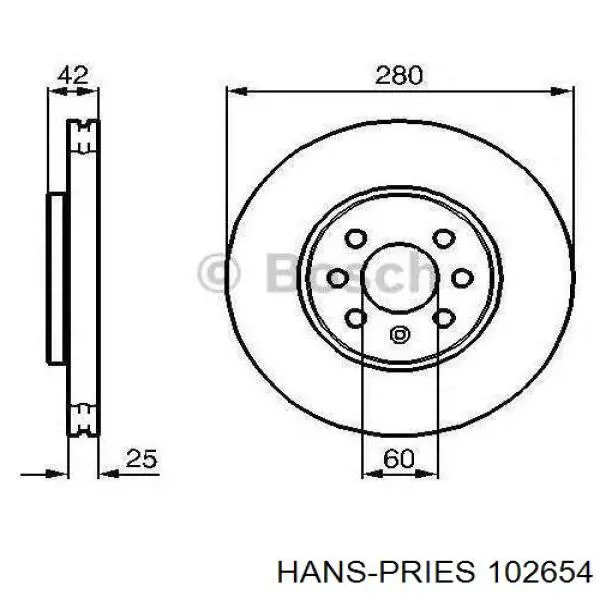 Válvula de calefacción Hans Pries (Topran) 102654 precio, desde 6,26 EUR