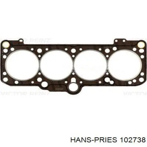 102738 Hans Pries (Topran) soporte de motor derecho