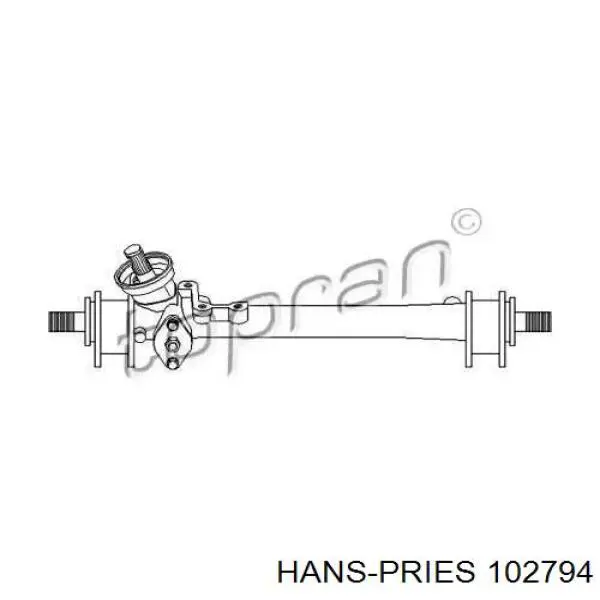Engranaje de dirección Hans Pries (Topran) 102794 precio, desde 60,98 EUR
