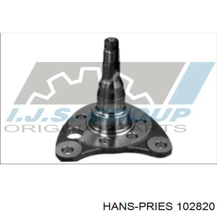 Comprar 102820 Hans Pries (Topran) Cubo de rueda trasero izquierdo