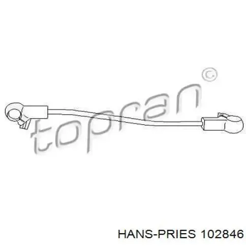 102846 Hans Pries (Topran) varillaje palanca selectora, cambio manual / automático