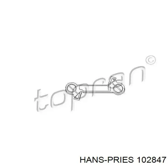 102847 Hans Pries (Topran) horquilla de cambios