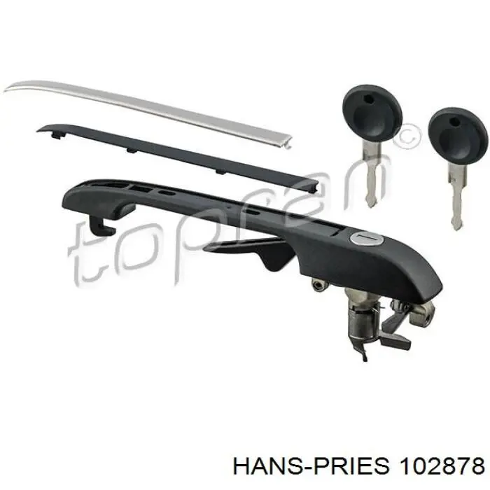 Comprar 102878 Hans Pries (Topran) Manija exterior izquierda de puerta delantera