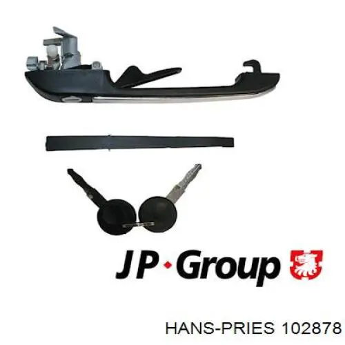 Manija exterior izquierda de puerta delantera Hans Pries (Topran) 102878 precio, desde 10,42 EUR
