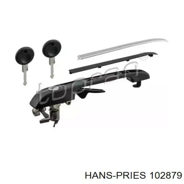 Manija exterior derecha de puerta delantera Hans Pries (Topran) 102879 precio, desde 10,22 EUR