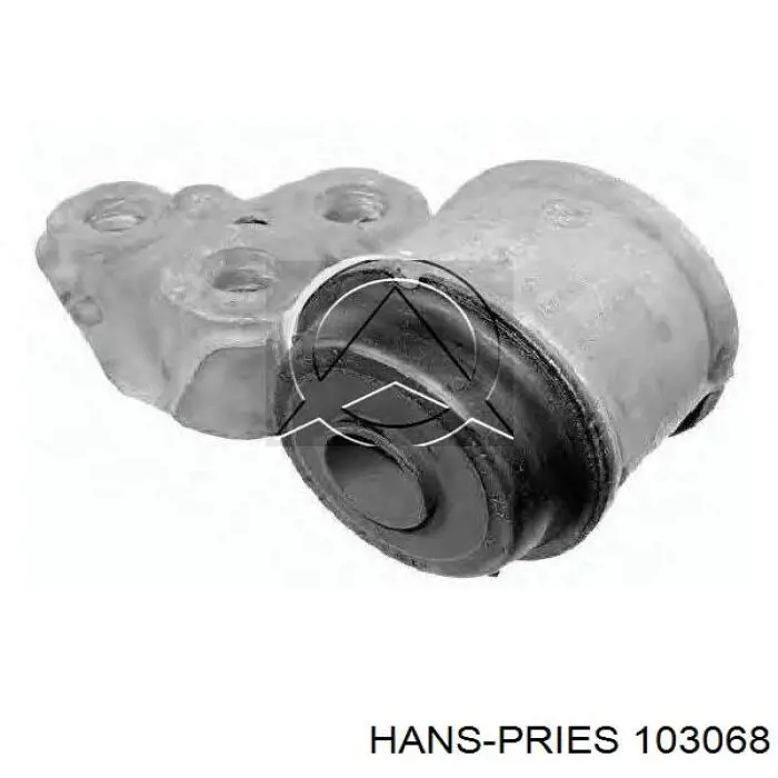 103068 Hans Pries (Topran) tubo flexible de frenos trasero