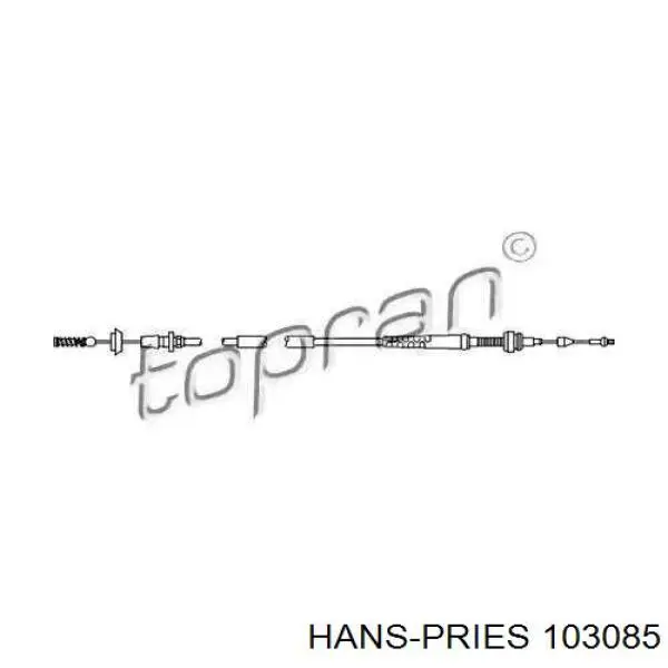 103085 Hans Pries (Topran) silga de acelerador