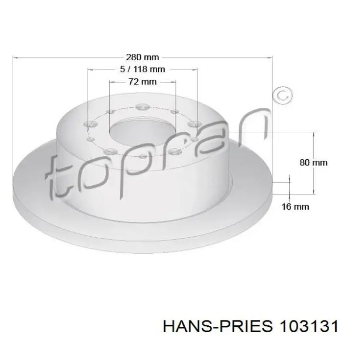Piloto intermitente Hans Pries (Topran) 103131 precio, desde 6,09 EUR