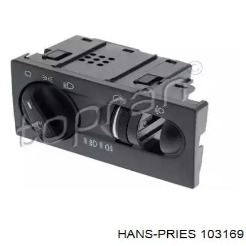 103169 Hans Pries (Topran) Interruptor de luces en el tablero