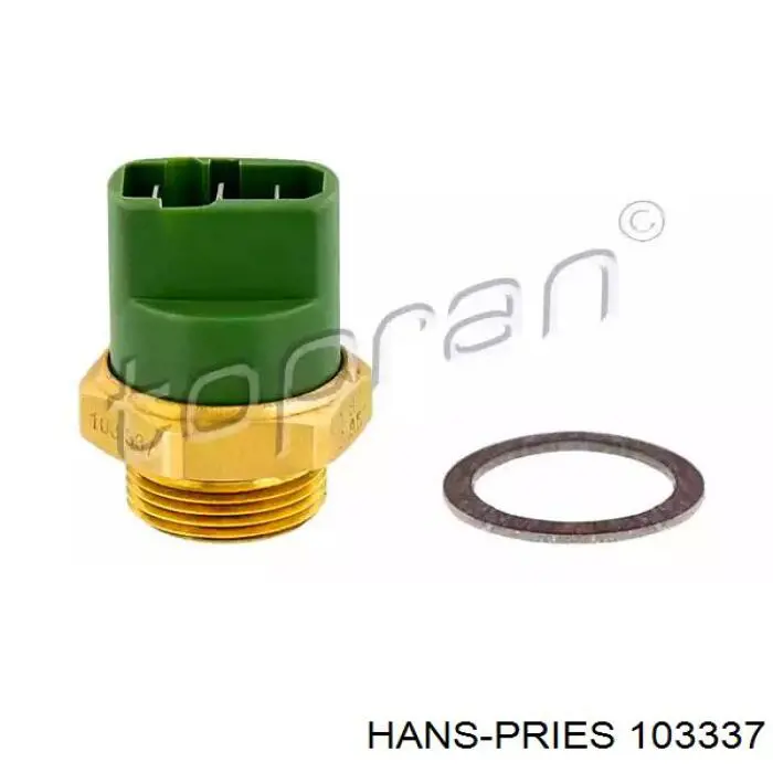 Comprar 103337 Hans Pries (Topran) Sensor de temperatura del refrigerante, salpicadero