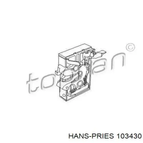 103430 Hans Pries (Topran) cerradura de puerta delantera izquierda
