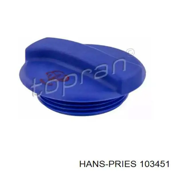 103451 Hans Pries (Topran) tapón, depósito de refrigerante