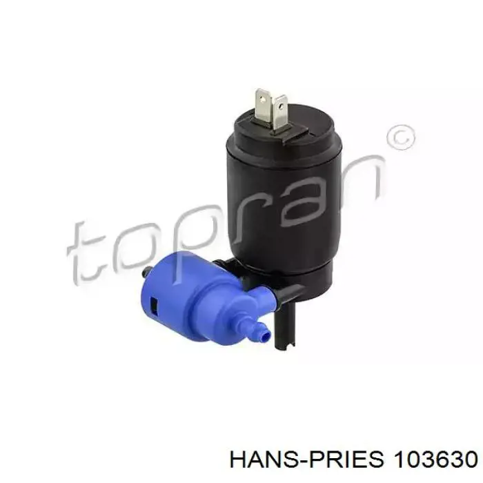 Bomba de agua limpiaparabrisas, delantera 103630 Hans Pries (Topran)