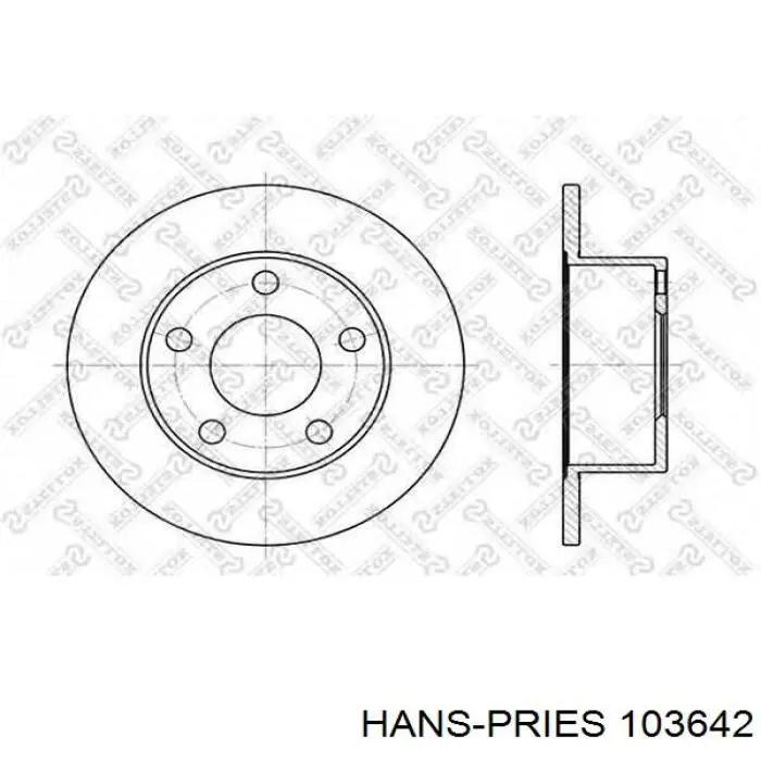 Comprar 103642 Hans Pries (Topran) Soporte superior de radiador