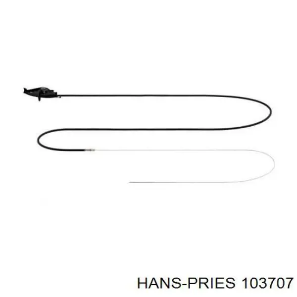 103707 Hans Pries (Topran) cable de capó del motor