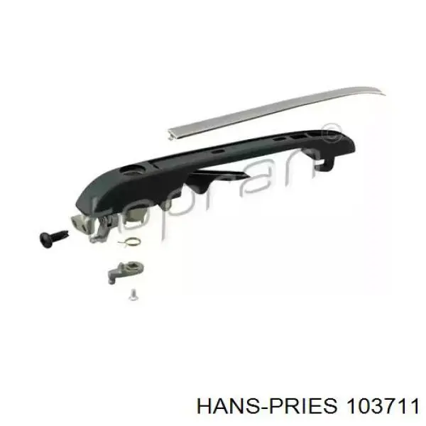 103711 Hans Pries (Topran) Manija exterior derecha de puerta delantera