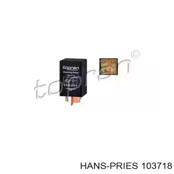 Relé de bujía de precalentamiento Hans Pries (Topran) 103718 precio, desde 17,97 EUR
