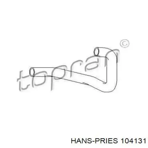 Manguera refrigerante para radiador inferiora Audi 80 (89, 89Q, 8A, B3)