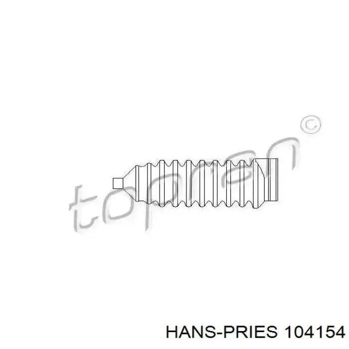 Guardapolvo de dirección Hans Pries (Topran) 104154 precio, desde 3,42 EUR