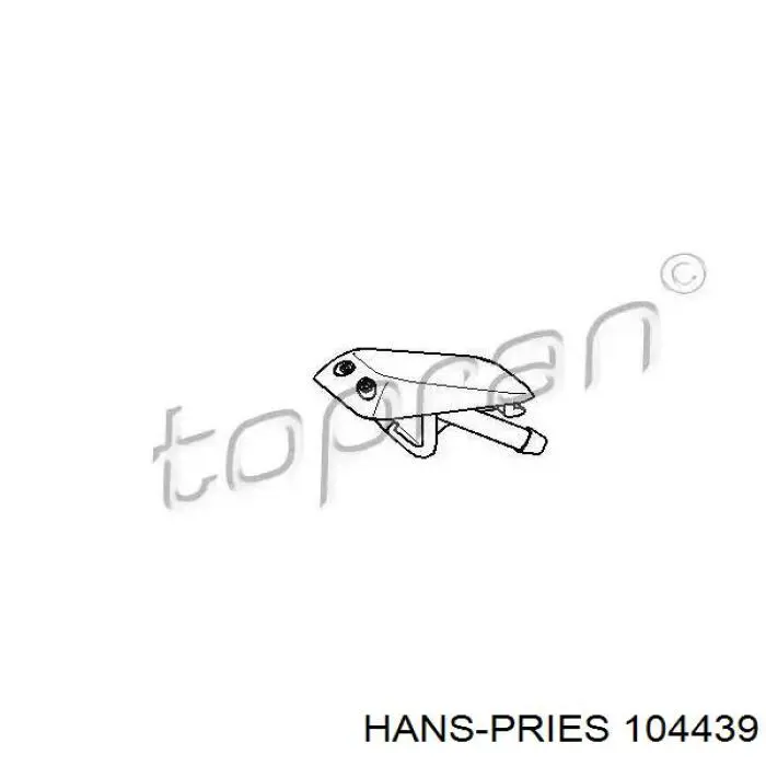 Comprar 104439 Hans Pries (Topran) Boquilla del lavaparabrisas
