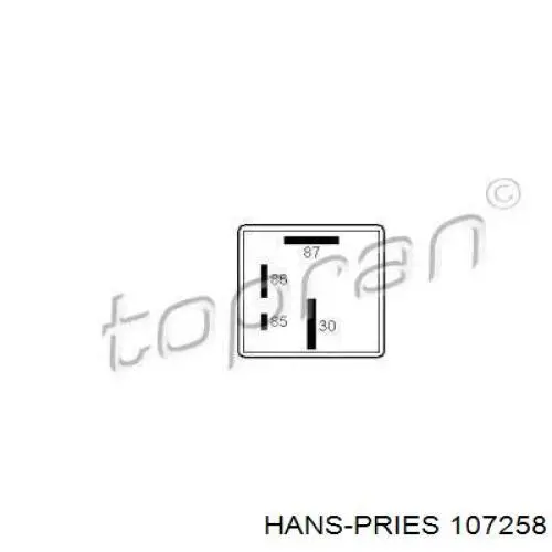 Comprar 107258 Hans Pries (Topran) Caja precalentamiento bujias