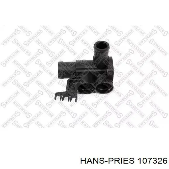Brida del sistema de refrigeración (triple unión) 107326 Hans Pries (Topran)