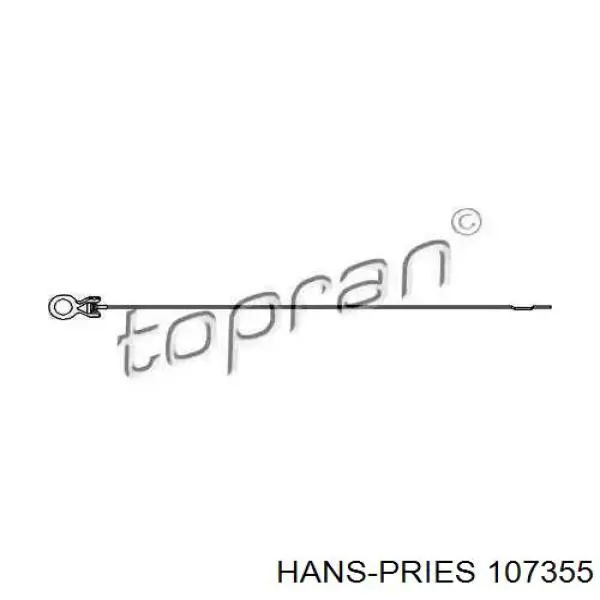 107355 Hans Pries (Topran) varilla de nivel de aceite