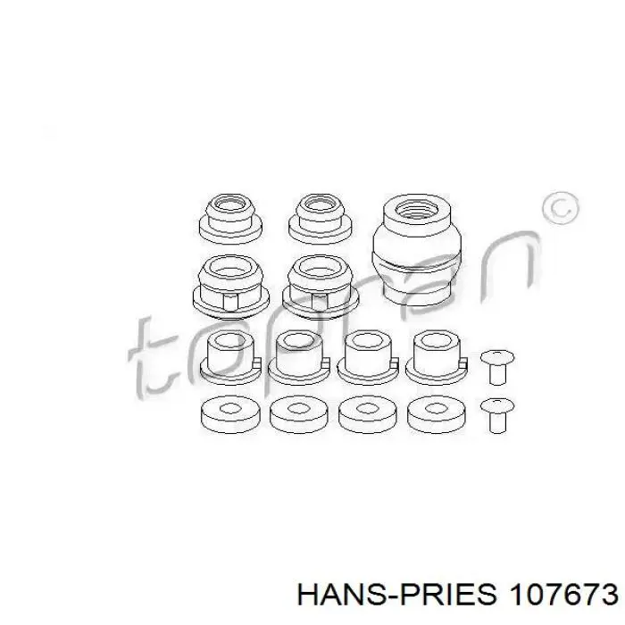 Comprar 107673 Hans Pries (Topran) Juego de reparación de la palanca selectora de cambios