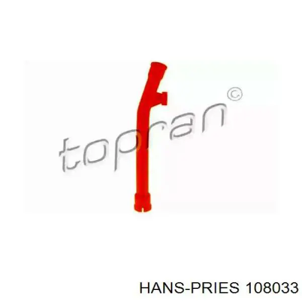 108033 Hans Pries (Topran) embudo, varilla del aceite, motor