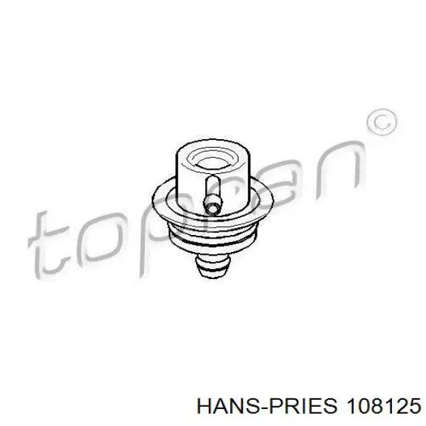 108125 Hans Pries (Topran) regulador de presión de combustible