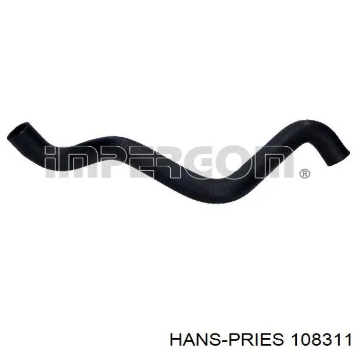 108311 Hans Pries (Topran) tubería de radiador, alimentación