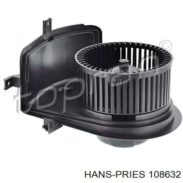 108 632 Hans Pries (Topran) motor eléctrico, ventilador habitáculo