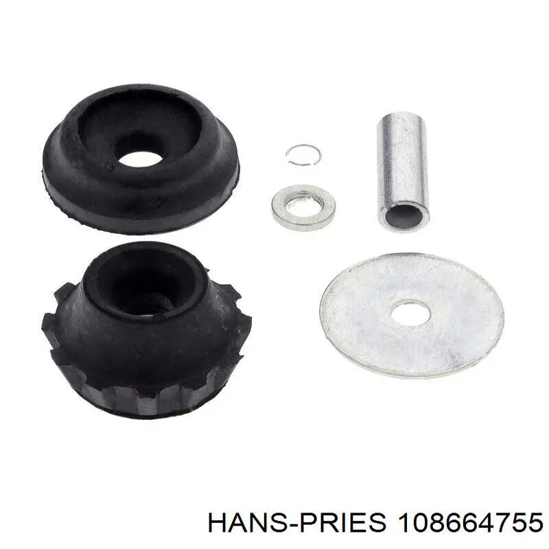 108 664 755 Hans Pries (Topran) soporte amortiguador trasero