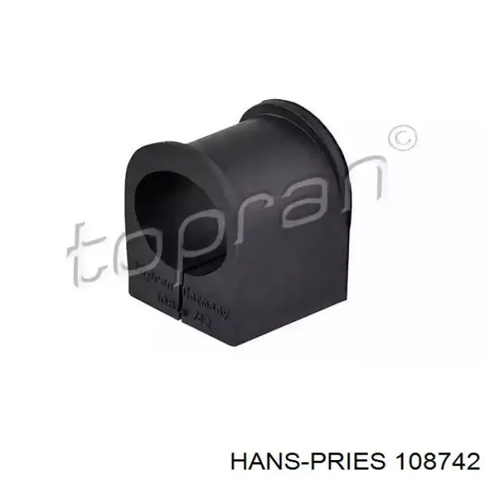 108742 Hans Pries (Topran) casquillo de barra estabilizadora delantera