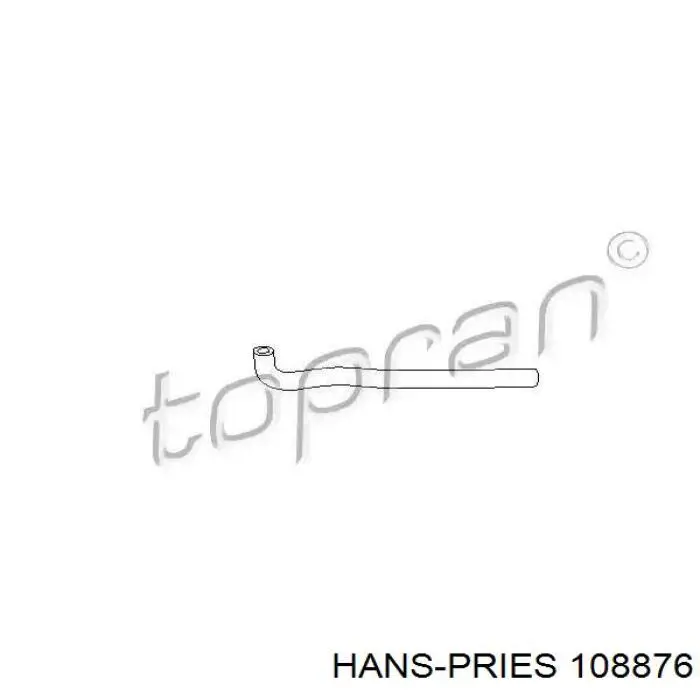 Comprar 108876 Hans Pries (Topran) Brida del sistema de refrigeración (triple unión)