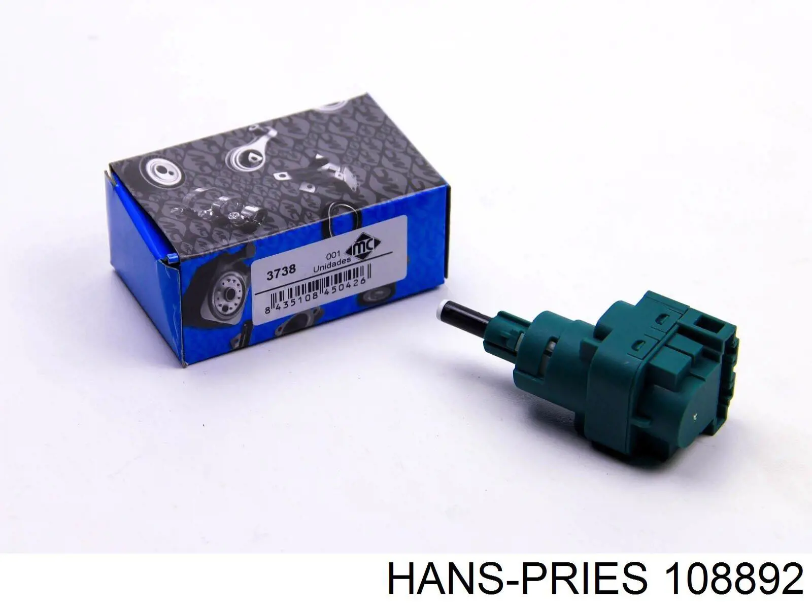 108892 Hans Pries (Topran) interruptor luz de freno