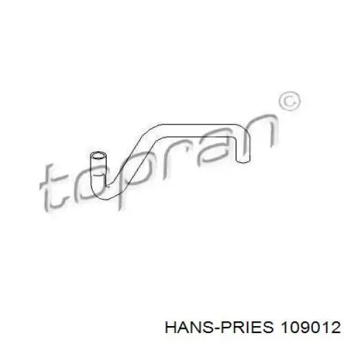 Manguera superior del radiador Hans Pries (Topran) 109012 precio, desde 9,21 EUR