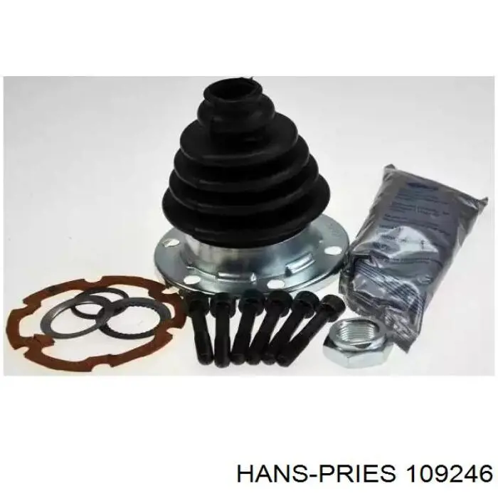 Comprar 109246 Hans Pries (Topran) Fuelle, junta homocinética interna izquierda del semieje delantero