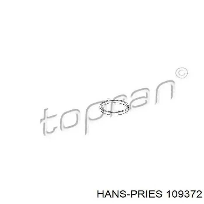 Comprar 109372 Hans Pries (Topran) Junta de colector de admisión