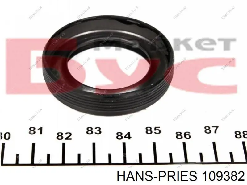 Comprar 109382 Hans Pries (Topran) Retén, árbol de levas