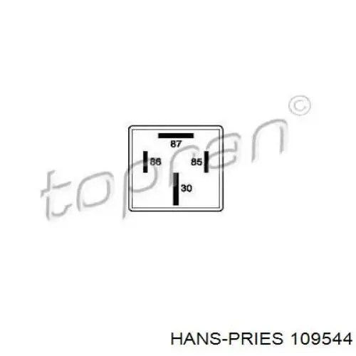 Relé de bomba eléctrica de combustible Hans Pries (Topran) 109544 precio, desde 6,53 EUR