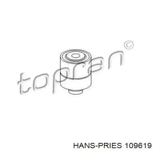 109619 Hans Pries (Topran) Soporte del acoplamiento viscoso del sistema de refrigeración