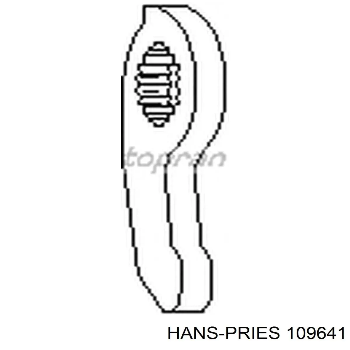 Horquilla de embrague 109641 Hans Pries (Topran)
